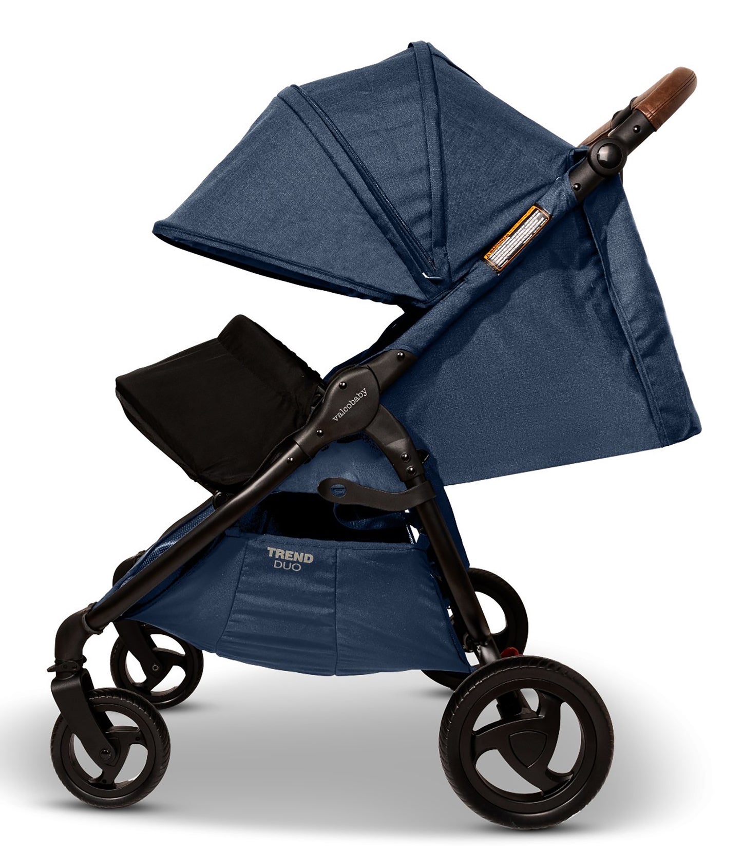 Valco 2025 Snap Duo Trend Side by Side Double Stroller + Bassinet Bundle - Denim / Denim