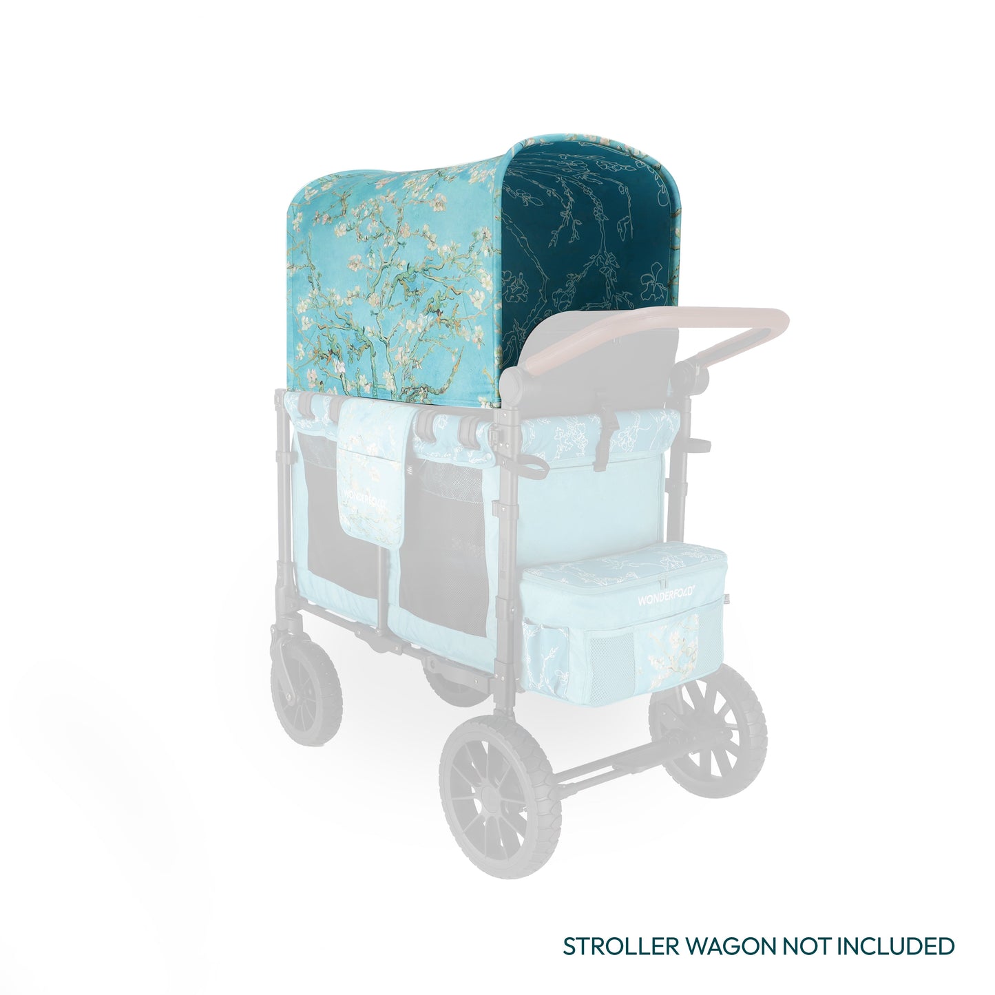 WonderFold W4 Elite/luxe Panoramic Canopy - Van Gogh Almond Blossoms