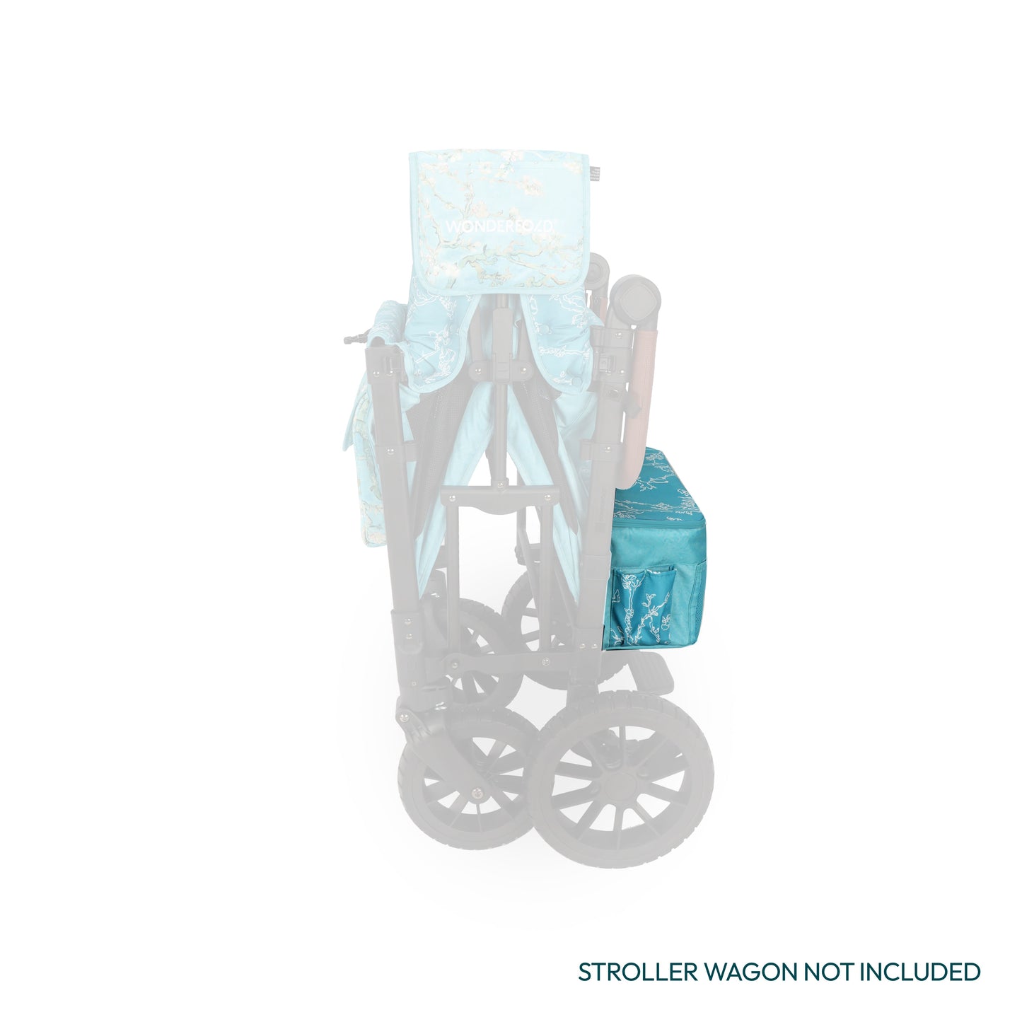 WonderFold W2 Elite/luxe Rear Basket - Van Gogh Almond Blossoms