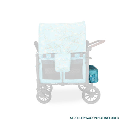 WonderFold W4 Elite/luxe Rear Basket - Van Gogh Almond Blossoms