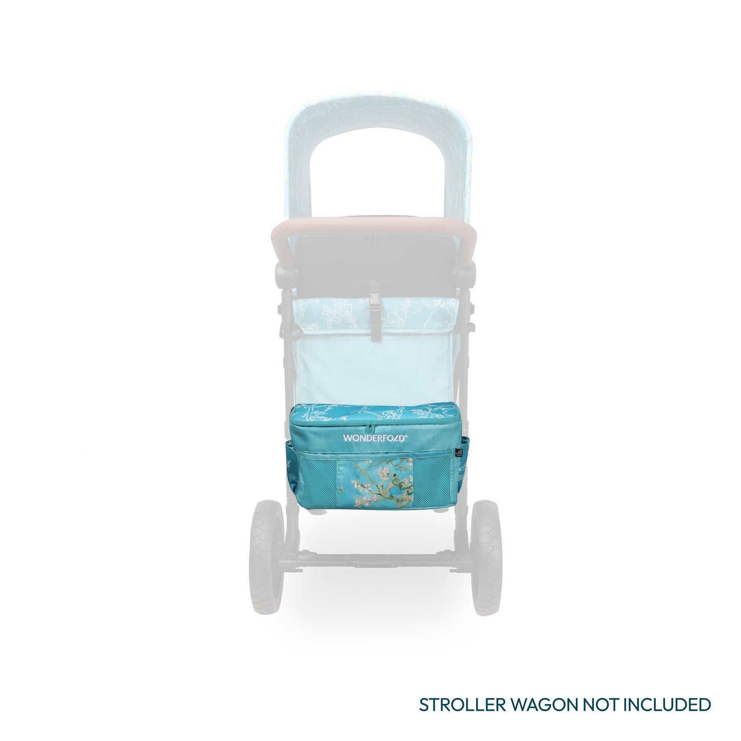 WonderFold W2 Elite/luxe Rear Basket - Van Gogh Almond Blossoms