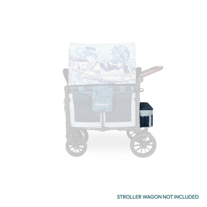 WonderFold W2 Elite/luxe Rear Basket - Van Gogh Landscape With Houses