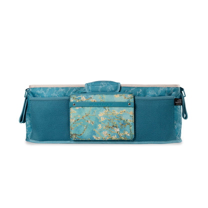 WonderFold Large Parent Console With 4 Insulated Cup Holders - Van Gogh Almond Blossoms