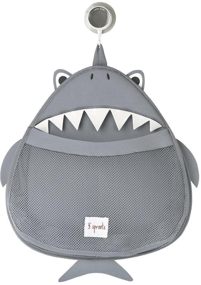 3 Sprouts Bath Toy Storage - Shark