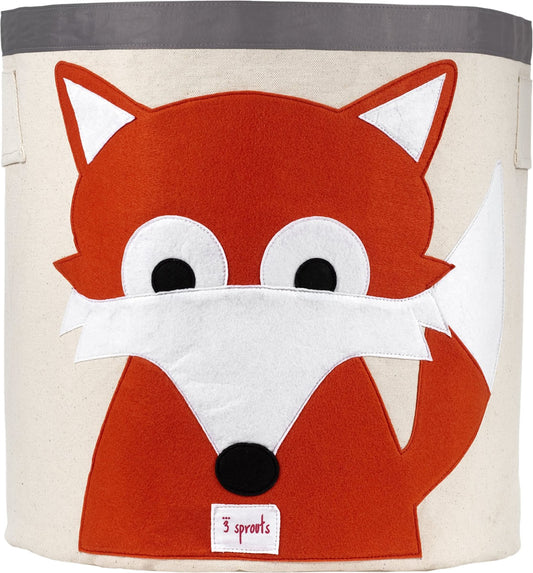 3 Sprouts Storage Bin - Fox Orange