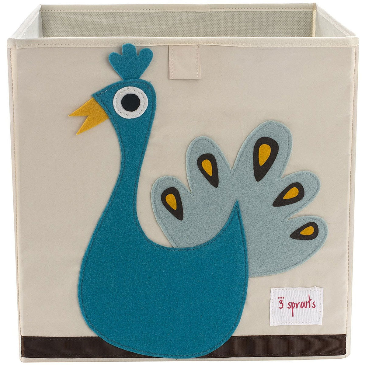 3 Sprouts Storage Box - Peacock