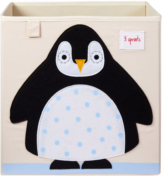 3 Sprouts Storage Box - Penguin