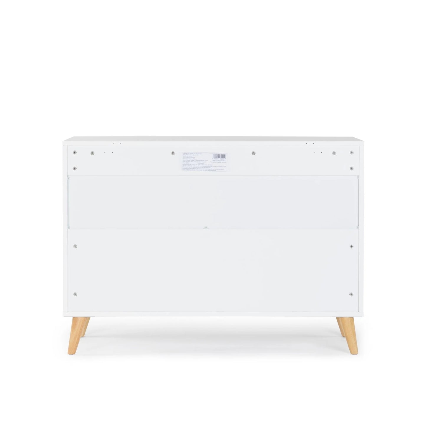 dadada Austin 3-Drawer Dresser - White / Natural