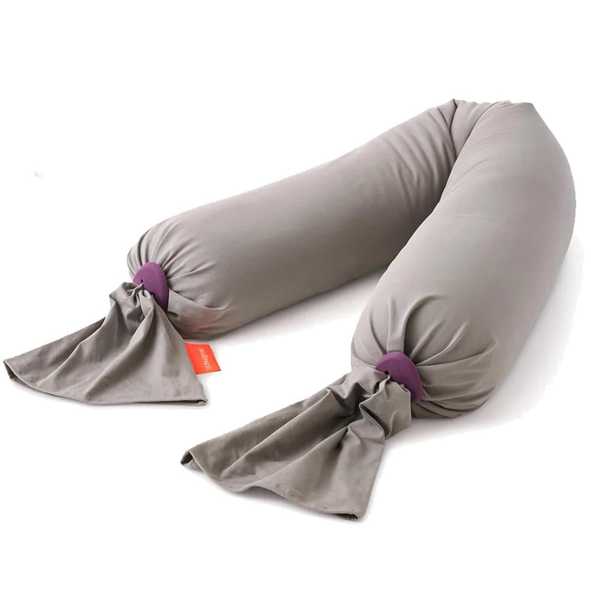 bbhugme Pregnancy Pillow - Stone / Plum