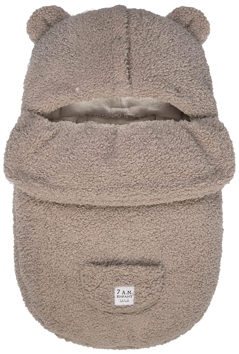 7 A.M. Enfant BebePOD Footmuff - Teddy - Oatmeal Teddy (0-9m)