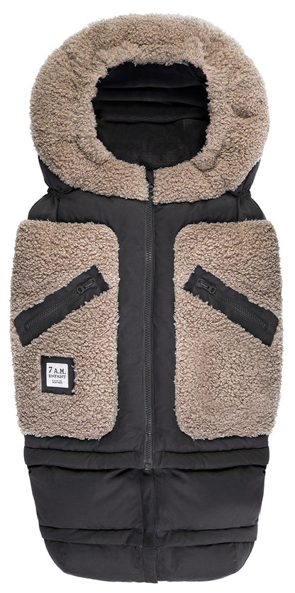 7 A.M. Enfant Blanket 212 Evolution Footmuff - Oatmeal Teddy