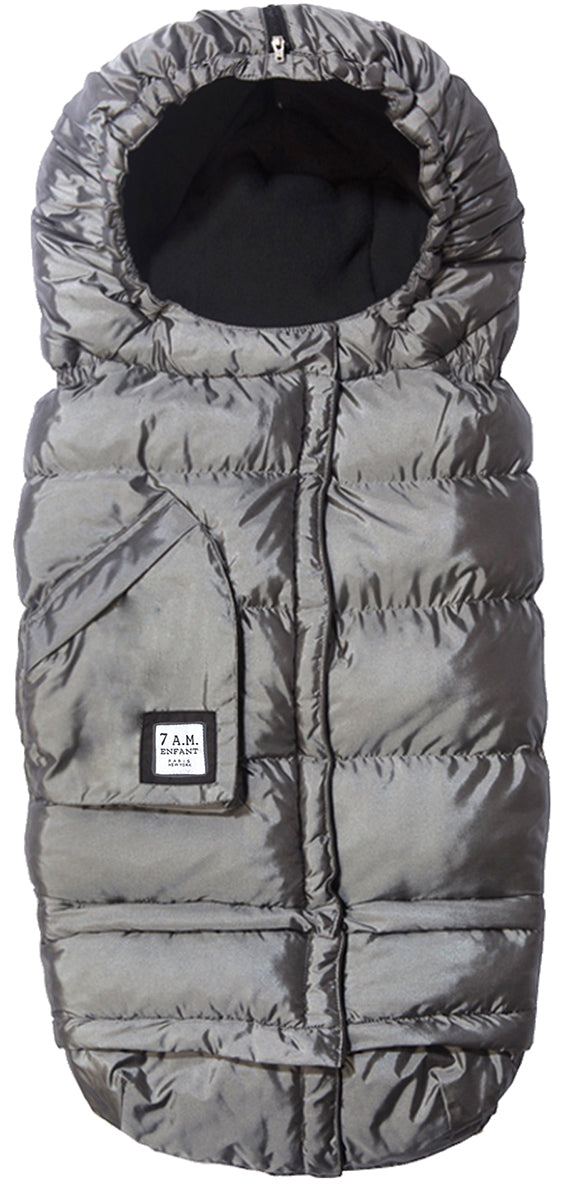 7 A.M. Enfant Blanket 212 Evolution Footmuff - Metallic Grey