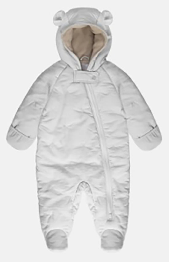 7 A.M. Enfant Snowsuit Airy - Whisper White (6-12M)