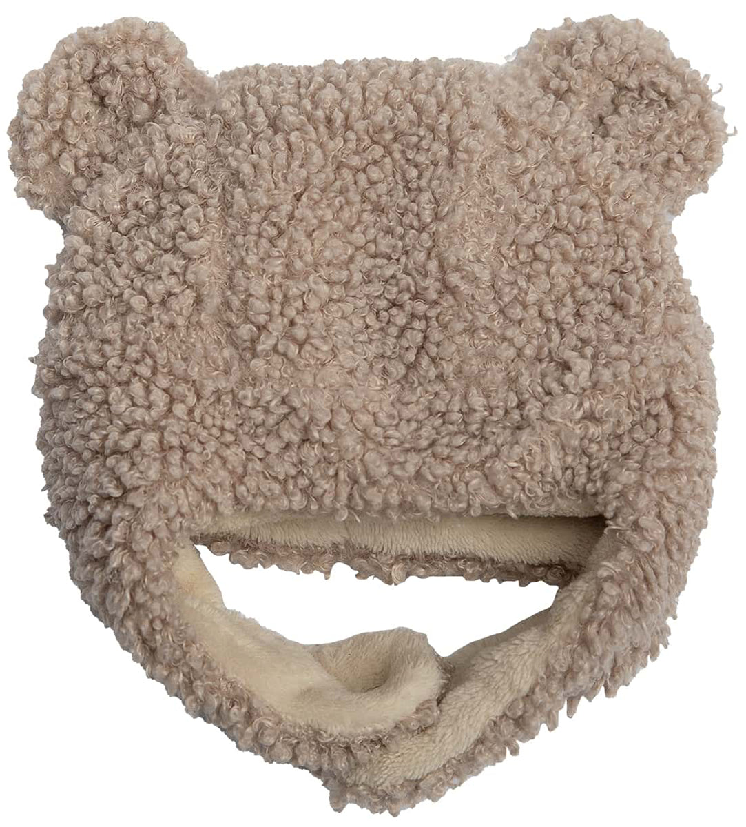 7 A.M. Enfant The Cub Hat - Teddy - Oatmeal Teddy (0-6m)