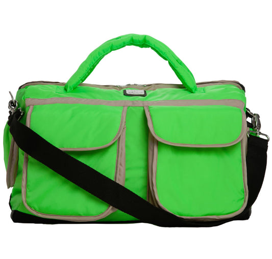 7 A.M. Enfant Voyage Bag, Small - Neon Green