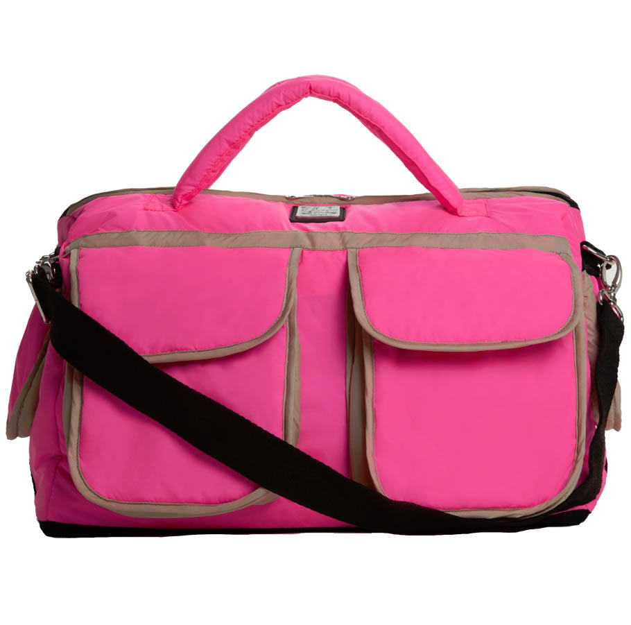 7 A.M. Enfant Voyage Bag, Small - Neon Pink