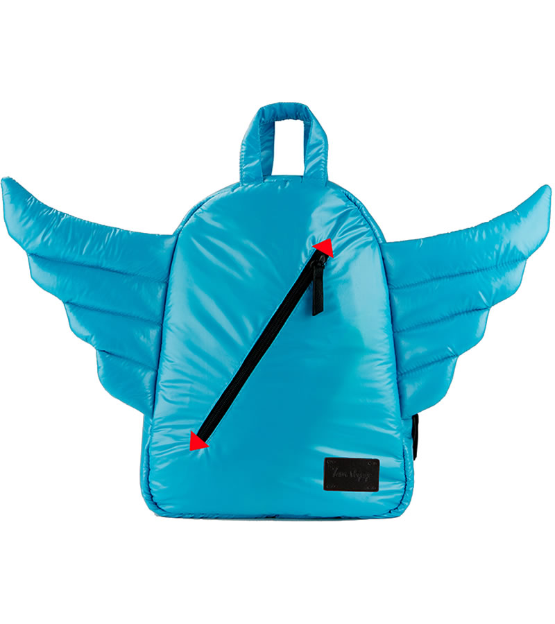 7 A.M. Mini Wings Kid Backpack - Turquoise