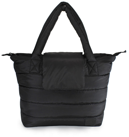 7 A.M. Voyage Capri Diaper Tote - Black