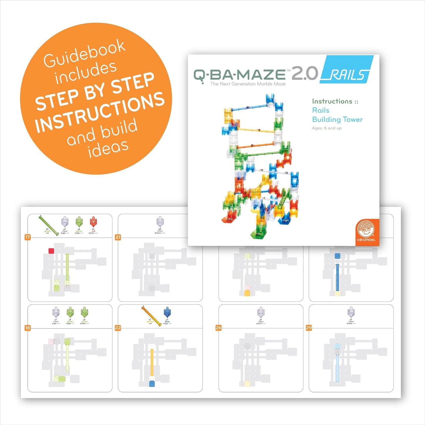 MindWare Q-BA-MAZE 2.0: Rails Builder