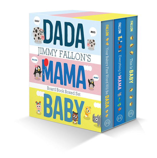 MPS Publishers Jimmy Fallon's DADA, MAMA, and BABY Board Book Boxed Set