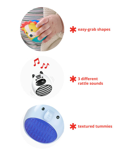 Skip Hop Jungle Beats Egg Shaker Set