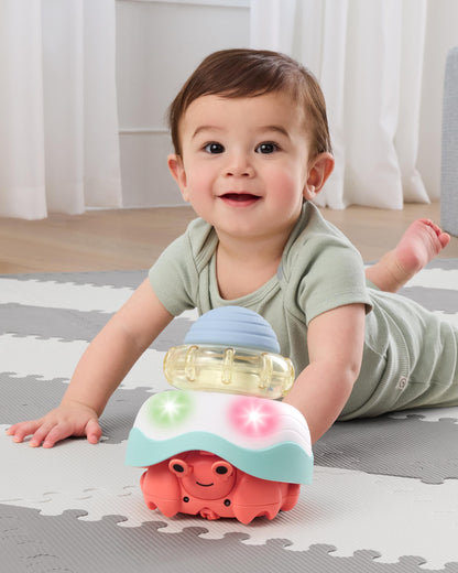 Skip Hop Baby Stack & Crawl 4-in-1 Crab Baby Crawl Toy