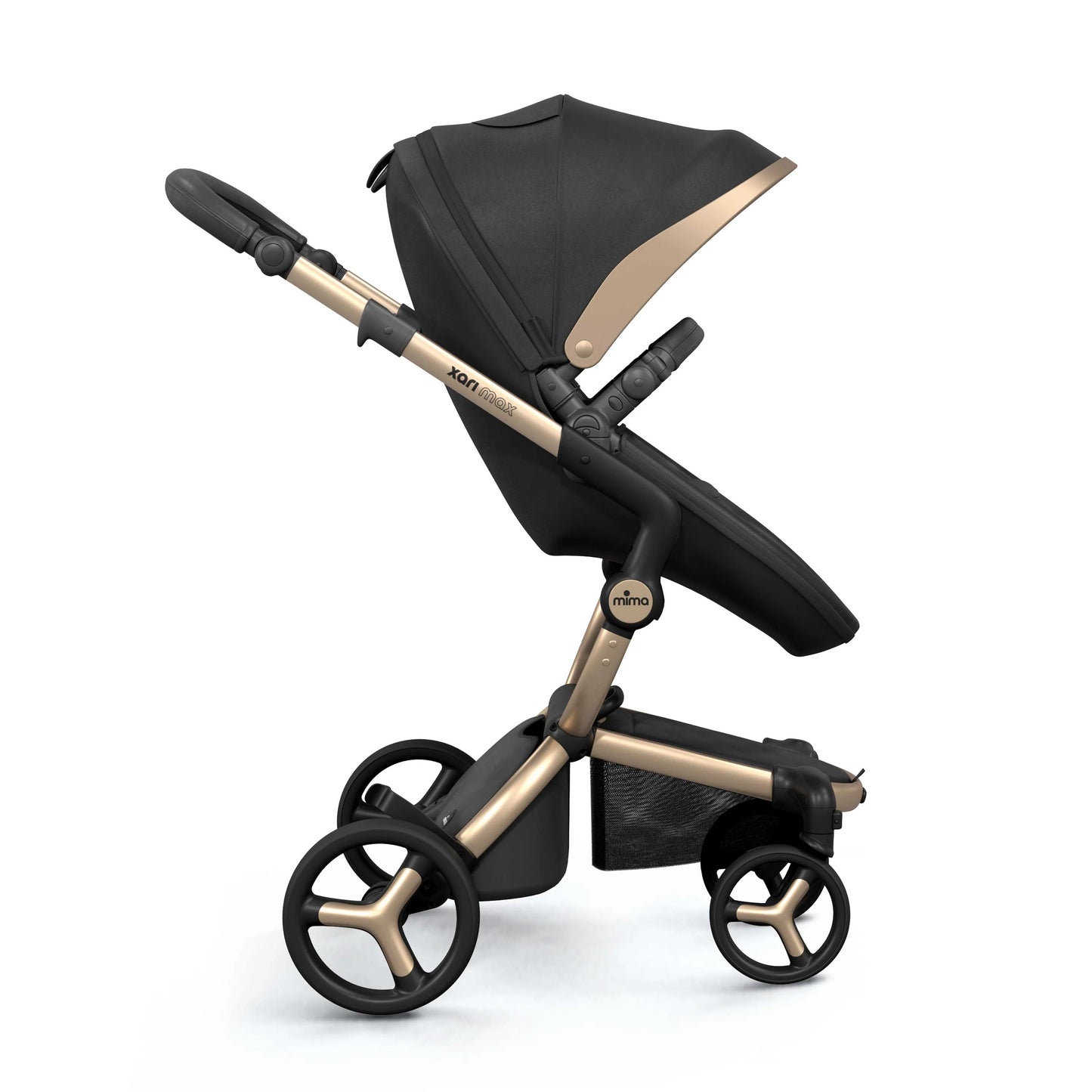 Mima Xari Max Stroller - Black / Gold