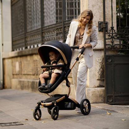 Mima Xari Max Stroller - Black / Gold