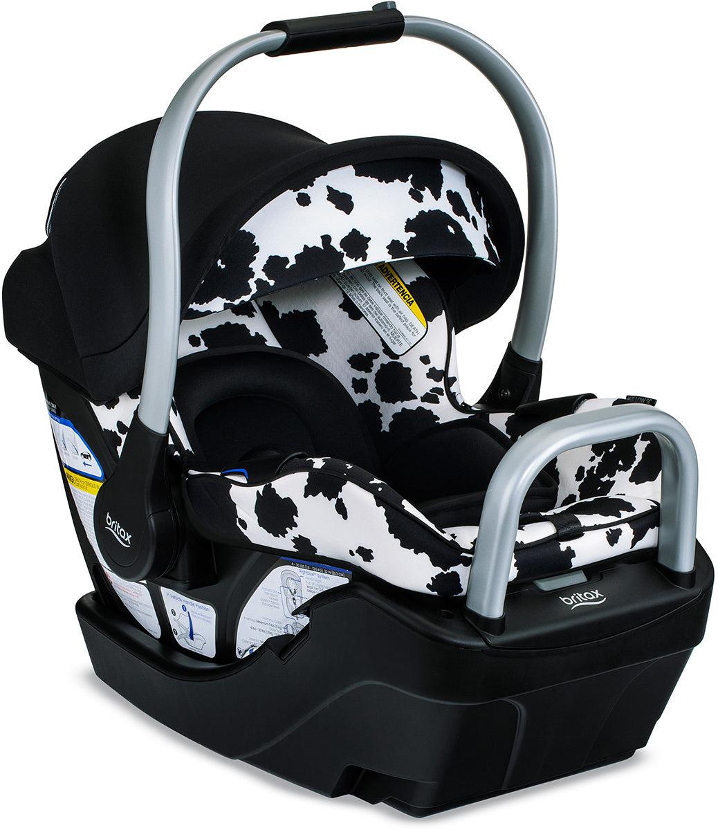 Britax OPEN BOX Willow SC Infant Car Seat with Alpine Base - Cowmooflage