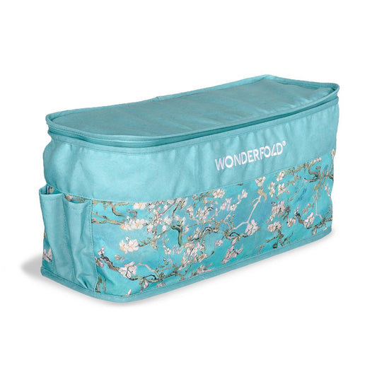 WonderFold W4 Elite/luxe Rear Basket - Van Gogh Almond Blossoms