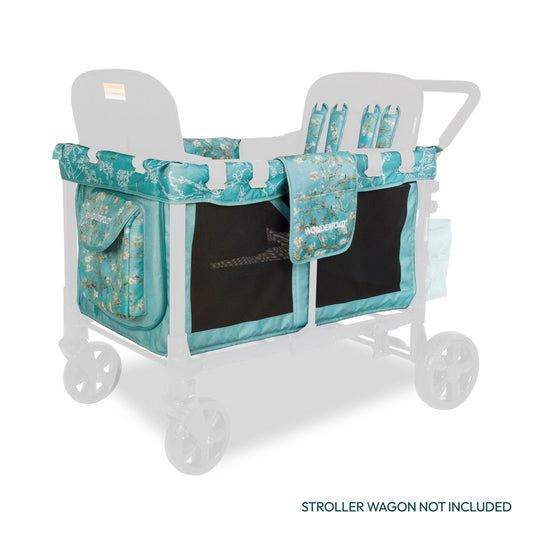 WonderFold W4 Elite/luxe Carriage Fabric - Van Gogh Almond Blossoms