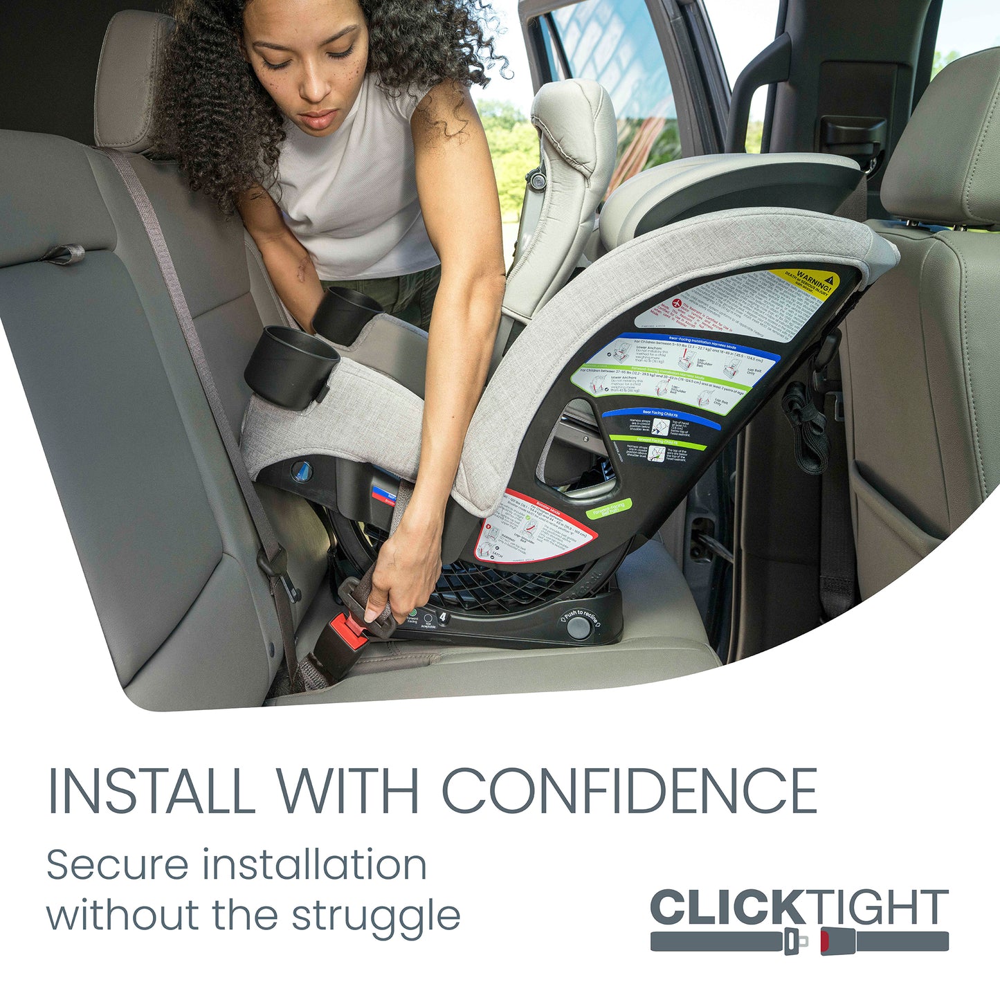 Britax One4Life Slim ClickTight All-in-One Convertible Car Seat - Sea Foam