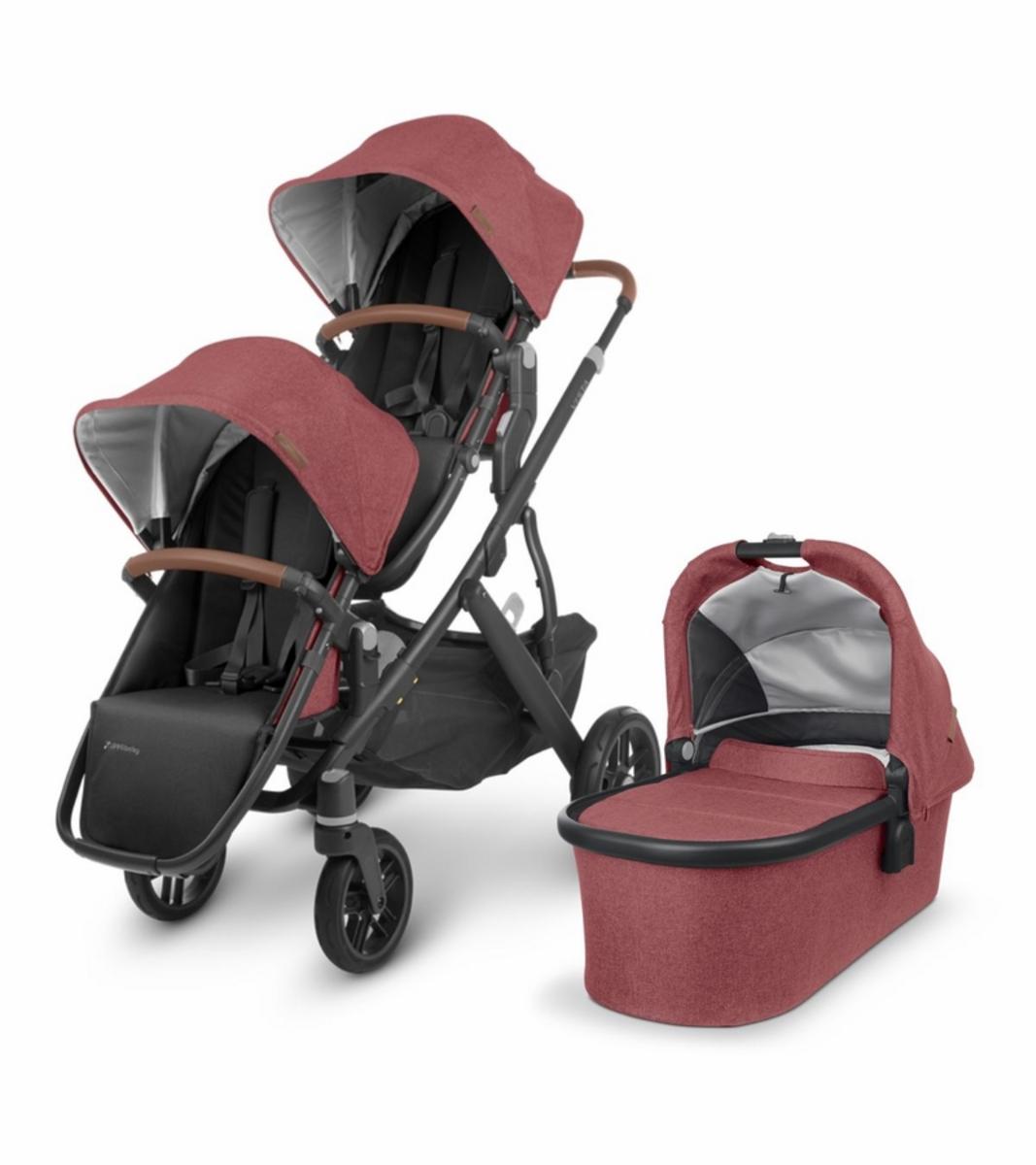 UPPAbaby VISTA V2 Double Stroller Bundle - Lucy