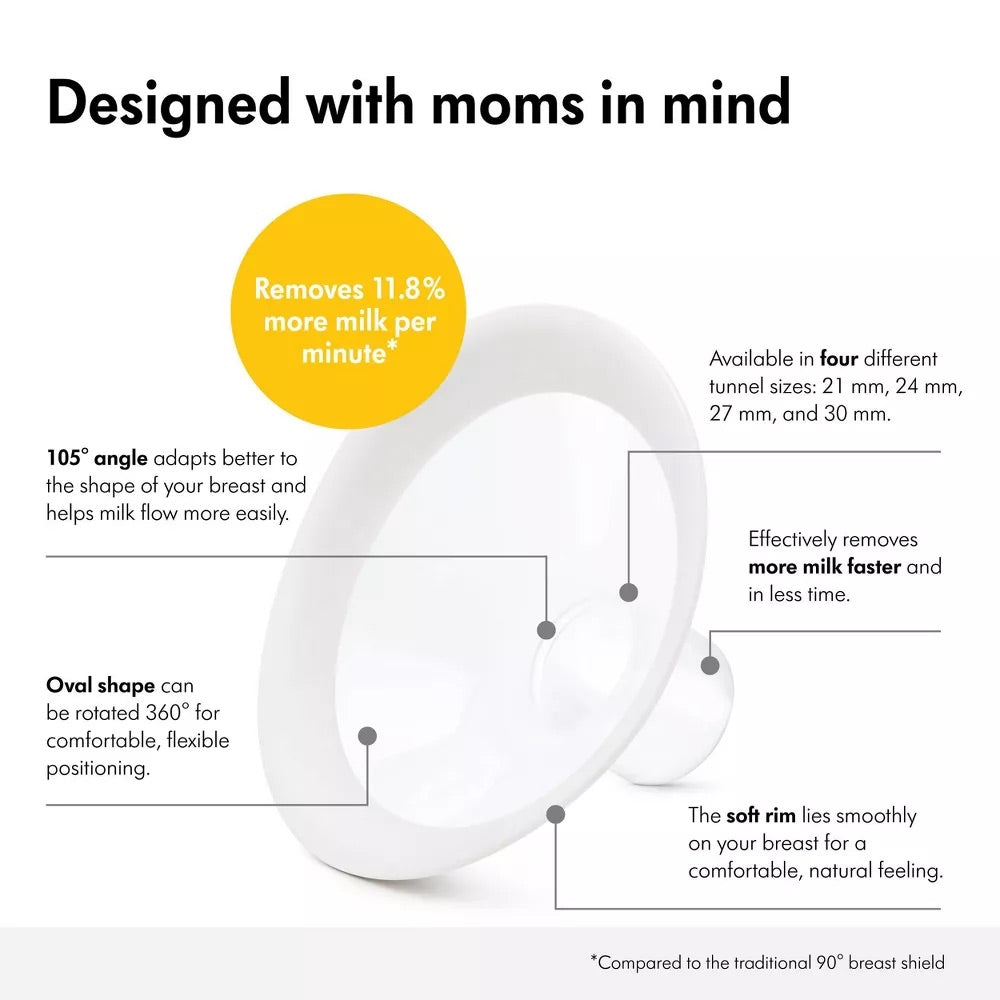 Medela PersonalFit Flex Breast Shields - 24m (2ct)