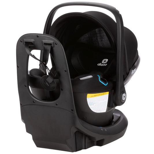 Diono LiteClik 30 RXT SafePlus Infant Car Seat and Base - Black Storm