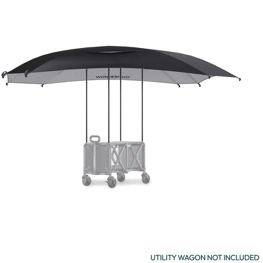 WONDERFOLD S5 Convertible Utility Wagon Canopy - Black