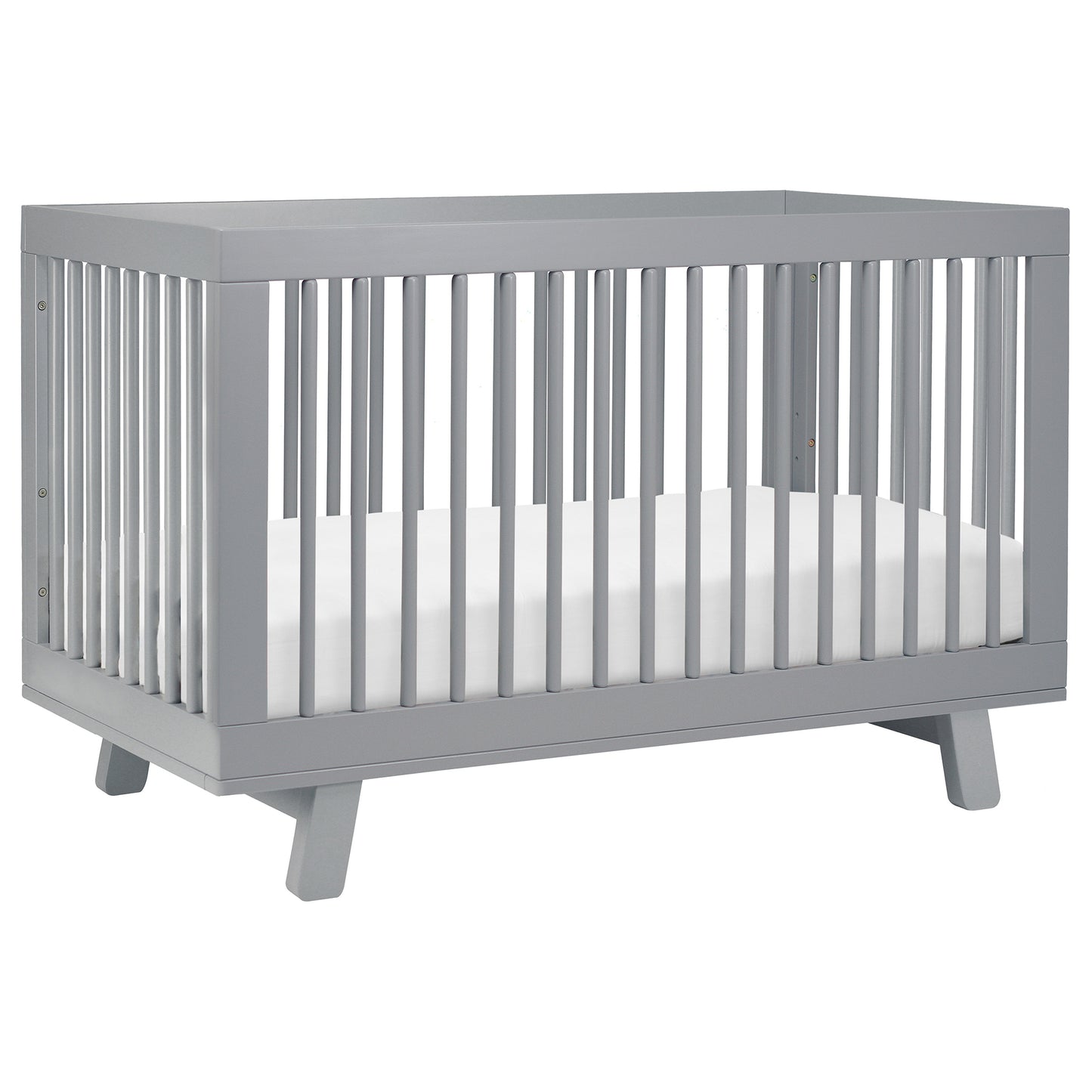 Babyletto Hudson 3-in-1 Convertible Crib with Toddler Bed Conversion Kit - Grey