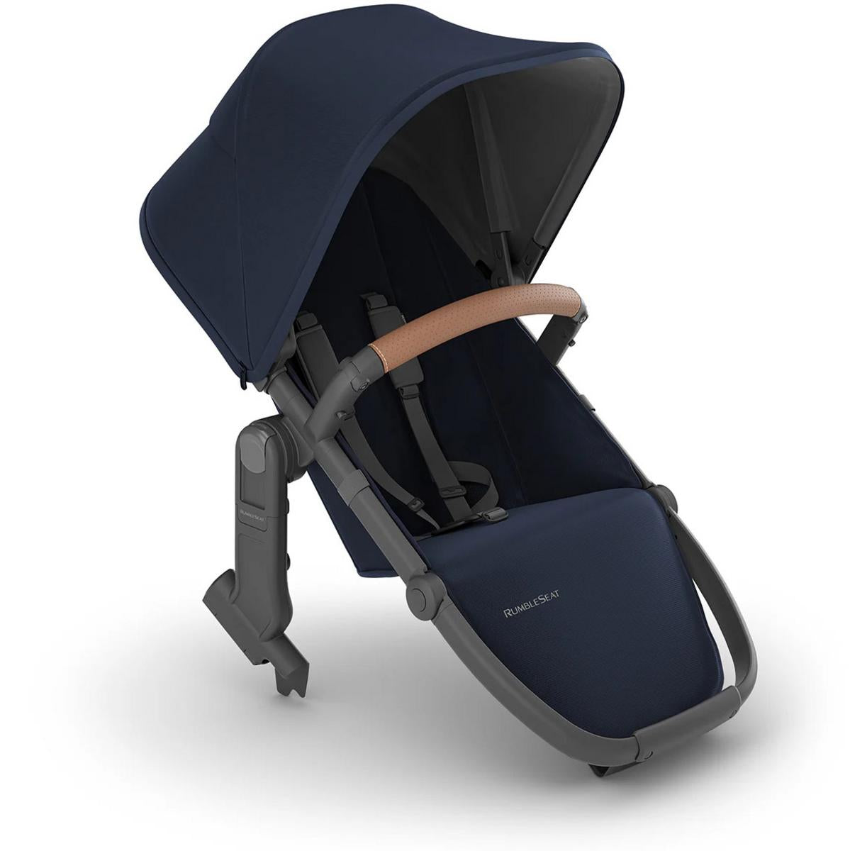 UPPAbaby OPEN BOX RumbleSeat V2+ - Noa (Navy / Carbon Frame / Saddle Leather)