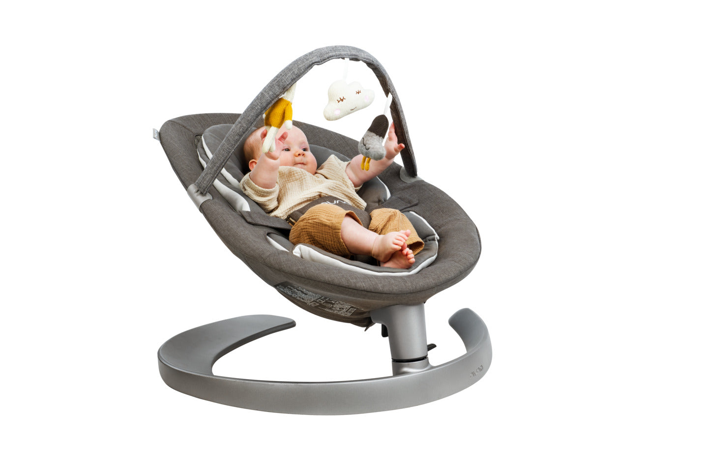 Nuna Leaf Grow Baby Seat & Rocker - Cloud