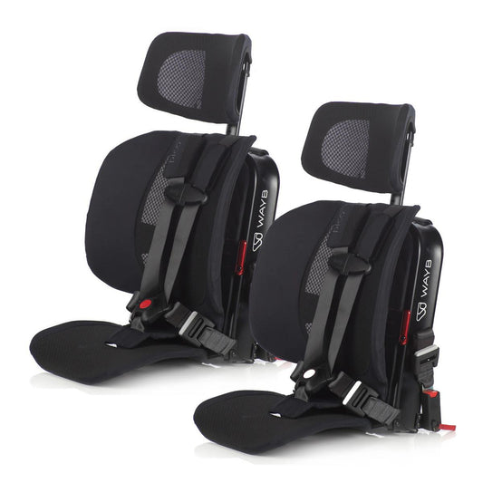 WAYB Pico Forward Facing Travel Car Seat - Jet (2 Pack)