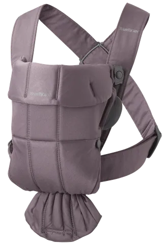 BabyBjörn Baby Carrier Mini Cotton, Dark Purple