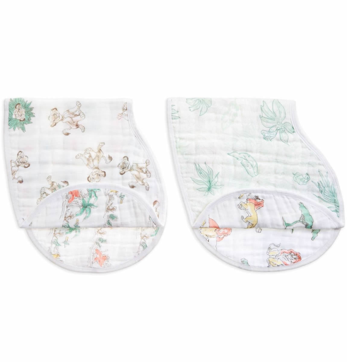 Aden + Anais Burpy Bibs, 2 Pack - Disney Lion King