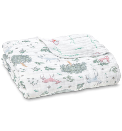 Aden + Anais Classic Dream Blanket - Forest Fantasy Deer