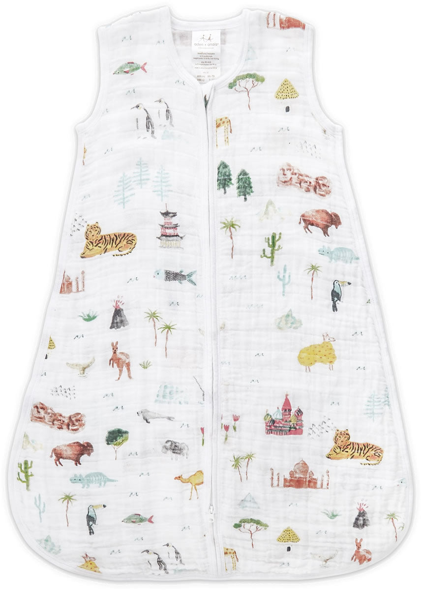 Aden + Anais Classic Sleeping Bag - Around the World - Large