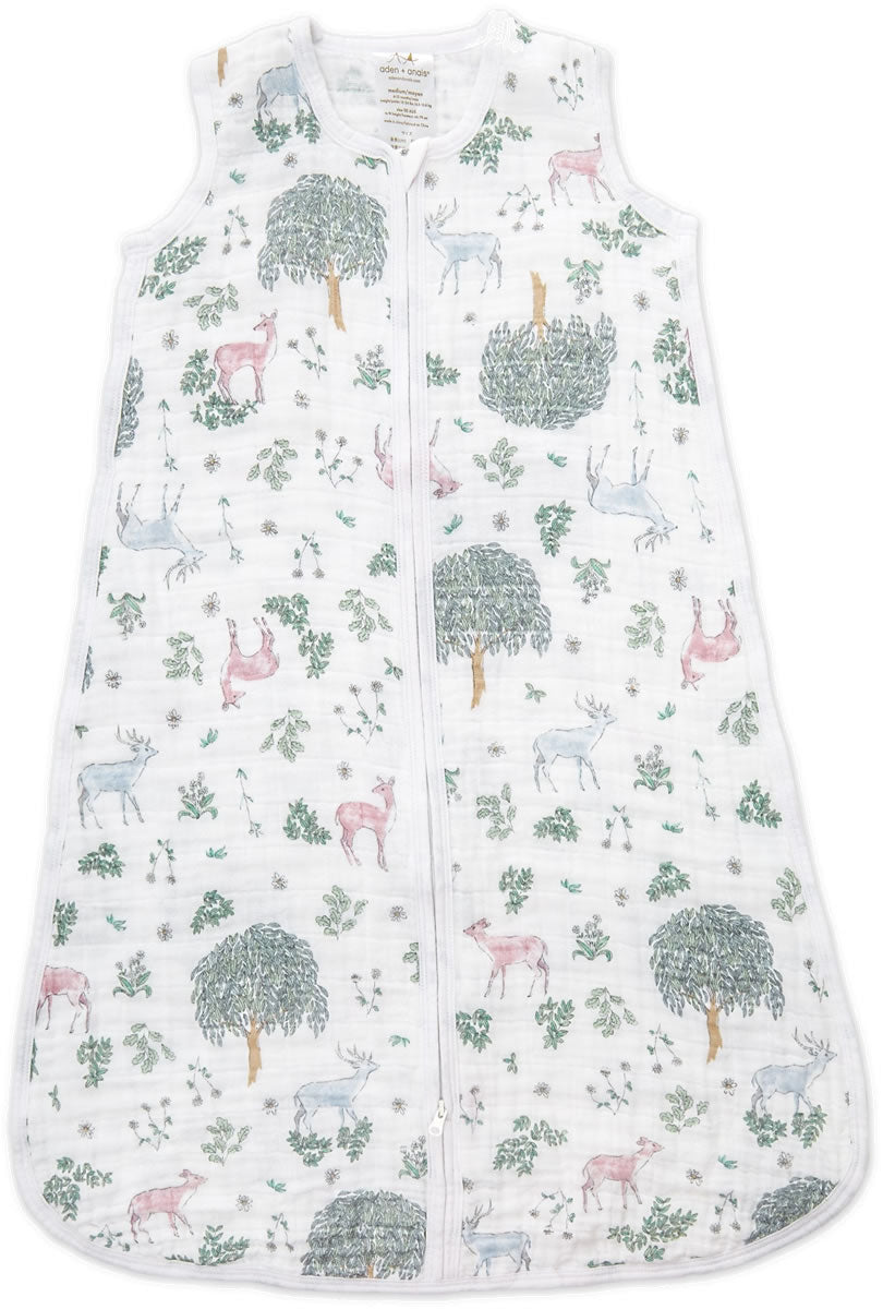 Aden + Anais Classic Sleeping Bag - Forest Fantasy Deer - Large