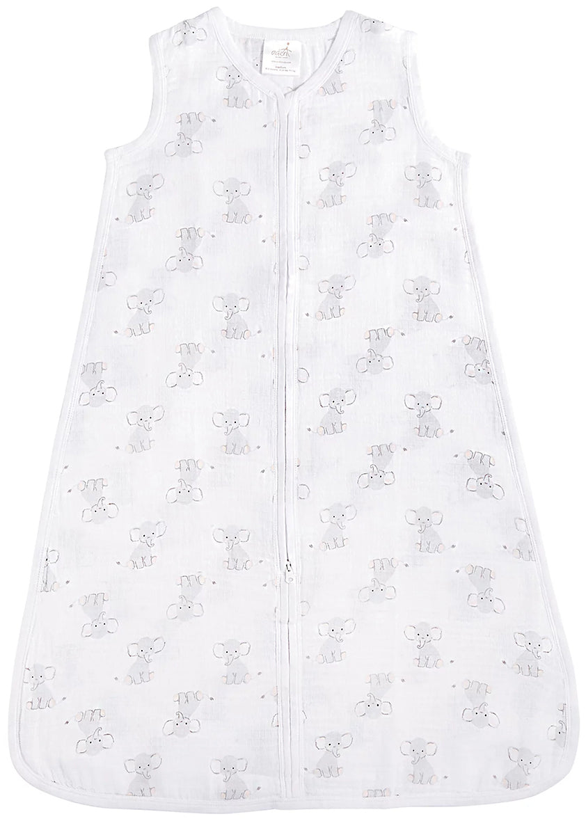 Aden + Anais Classic Sleeping Bag - Safari Babes Elephant - Small