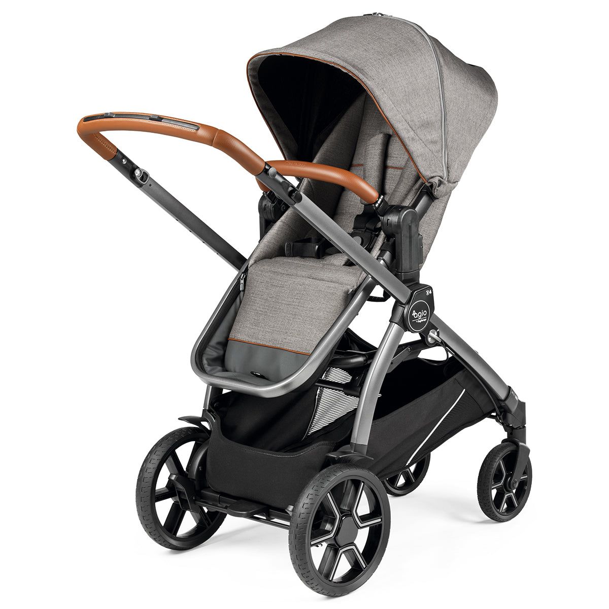 Agio by Peg Perego Z4 + Primo Viaggio 4-35 Lounge Travel System Bundle - Grey