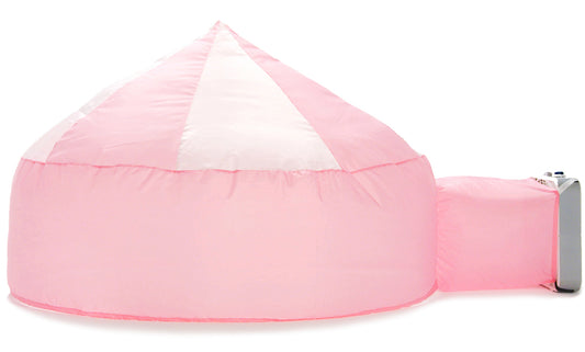 Airfort Inflatable Fort for Kids Pink and White