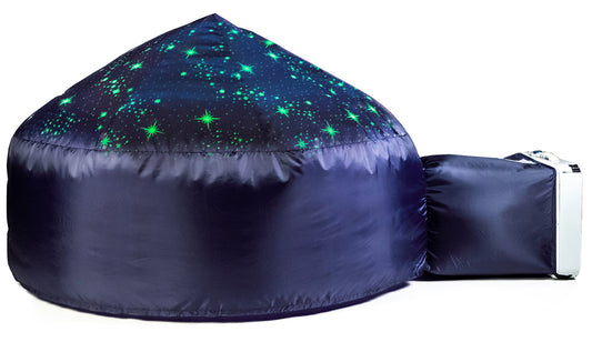 Airfort Inflatable Fort for Kids Starry Night (Glow)