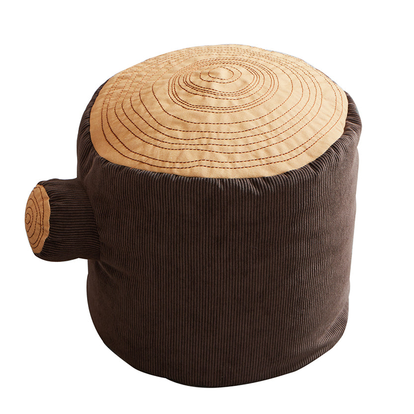 Wonder & Wise Tree Stump Pouf